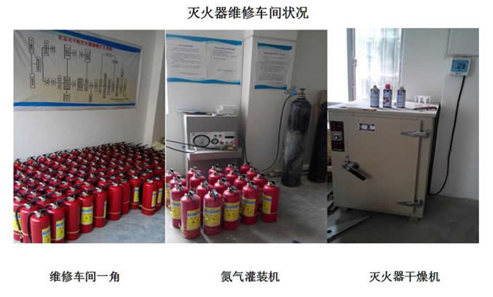 呼家樓滅火器檢測充裝加壓
