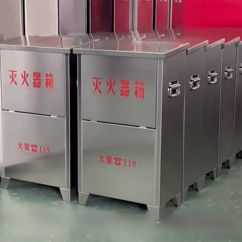 不锈钢灭火器箱实拍